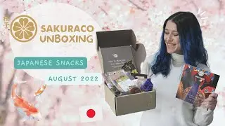 SAKURACO AUGUST 2022 UNBOXING 🌸 Traditional Japanese Snacks