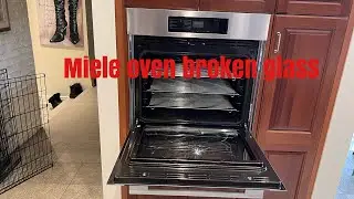 Miele single wall oven inner glass exploded