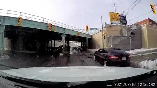 The Next Day After a Major Snow Storm in Windsor Ontario