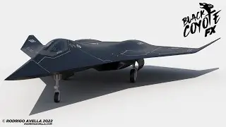 Black Coyote FX - Sixth generation fighter concept