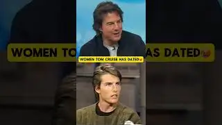 Tom Cruise's Dating History  #celebrity #shorts