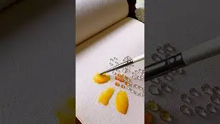 Watercolour transparent flower painting 🌼#shortsfeed #watercolorpainting #artshorts