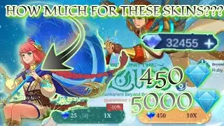 HOW MUCH 💎/DIAMONDS FOR ALL BEYOND THE CLOUDS SKINS IN NEW BEYOND THE CLOUDS DRAWS EVENT | MLBB
