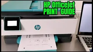 Как печатать с помощью принтера HP Officejet 8015e с компьютера