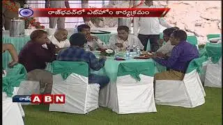CM KCR Attends  Governor Narasimhan's At Home Party in Raj Bhavan