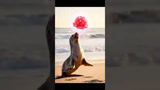 &ldquo;Baby Seal Pup Licks Floating Ice Cream Balloon 🎈🍦 | Too Cute to Miss!&rdquo;