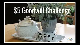 $5 Goodwill Challenge Summer 2018 | Kitchen Table Decor | #IAmaCreator