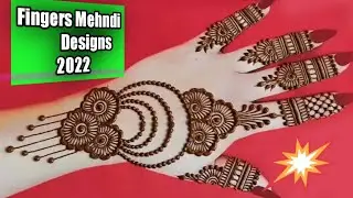 types of finger Mehndi Designs || Fingers Chines mehndi designs (@information0842