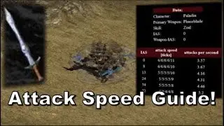 Diablo 2: Attack speed and breakpoints guide! Better learn it now!
