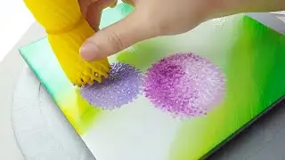 (629) Purple Allium | Easy Painting ideas | Acrylic Painting for beginners | Designer Gemma77