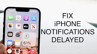 How To FIX iPhone Notifications Delayed! (2023)