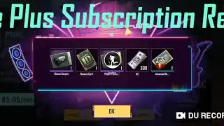 PURCHASING THE  PUBG PRIME PLUS SUBSCRIPTION COLLECTING THE REWARDS