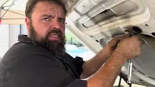 Bill&rsquo;s 1969 Mercury Cougar XR7 Convertible - Underhood insulation removal; hood light; cleaning prep