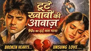 टूटे ख्वाबों की आवाज़ 💔 | 90s Bollywood Sad Song | Emotional Hindi Song