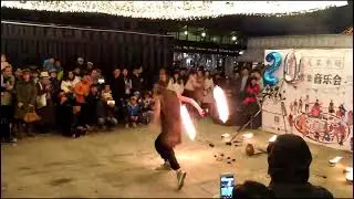 Taniec z ogniem, atrakcje weselne małopolska, Ani Pelu Fireshow, Flow Arts, wspaniała atrakcja