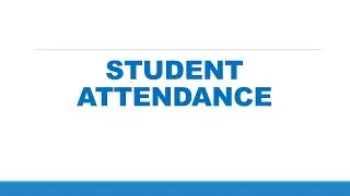SCHOOL USERS : Mark Student Attendance