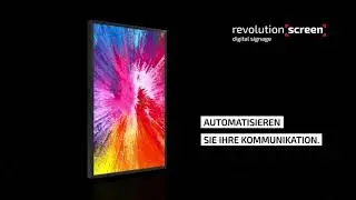 revolutionSCREEN DigitalSignageDisplay powered by SAMSUNG