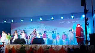 Happy cristmas dance performed by nkes students