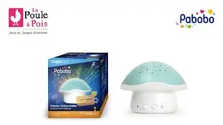 Projecteur d&rsquo;&eacute;toiles Champignon bleu - Pabobo