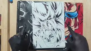 Dibujando a Goku Ssj God Blue Extreme💚 de Drag&oacute;n Ball Legends ✨