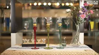 Visit HOYOGLASS to experience the unique charm of stained glass candleholders!