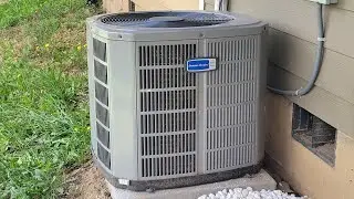 2019 3-Ton American Standard Silver 14 Air Conditioner Running