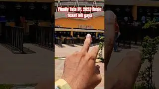 Finally Tata ipl 2023 finale ticket mil gaya #shorts #ytshort