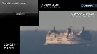 Ultra Long Range Surveillance Camera Thermal IR Night /Vision135x Zoom 24/7 Military  PTZ 45km DRI