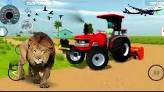 tractor wala Farming simulator gameplay Tractor game wali video indian vehicles simulator game 