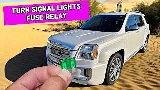 GMC TERRAIN Turn Signal Lights Fuse Relay Location Replacement 2010 2011 2012 2013 2014 2015 2016 20