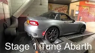 Abarth 124 Spider Stage 1 Mapped - Power Runs