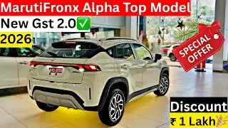New Maruti Fronx Alpha Amt Top Variant 2026🔥Discount ₹1 Lakh | Features Price | Fronx Detail Rrview 