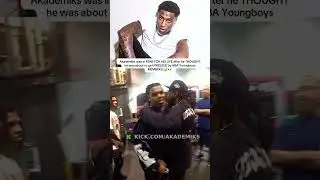 Akademiks almost gets pressed by NBA Youngboys 😳members#akademiks #nbayoungboy #yb #youngboy