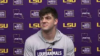 LSU QB Garrett Nussmeier talks preparation for Baylor in Texas Bowl & more