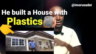 😳He used rubbish to build a house/Plastic House 😳😳