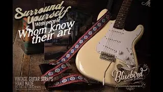 Bluebird Vintage Custom Guitar Straps