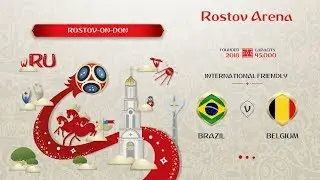 BRAZIL vs BELGIUM - WORLD CUP QF | FIFA 18 Simulation