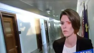 MSNBC's Kasie Hunt. Annoyed eye roll