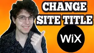 How To Change Site Title In Wix