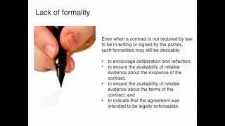 Contracts: Enforceability