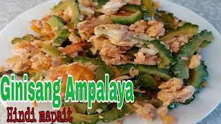AMPALAYA with ALAMANG At ITLOG ||GINISANG AMPALAYA NA HINDI MAPAIT || MJ NALANGA