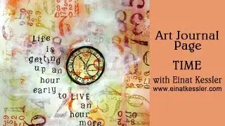 Art Journal Page: Time