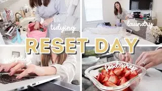 FIRST RESET DAY OF 2022 ✨ | tidying up, january budget, getting my life together | KAYLA BUELL