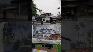 #shorts #ytshorts #youtube #pleinair #outdoor #painting #tutorial #howto #paintingvlog #nepalivlog