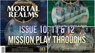 Mortal Realms Mission Playthroughs for issues 10, 11 & 12