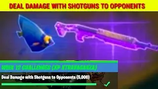 Deal Damage with SHOTGUNS to Opponents- Fortnite Week 12 Challenges