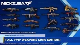 【OUTDATED】All VVIP Weapons Showcase! | CROSSFIRE 2.0