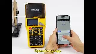 Supvan Portable Thermal Transfer Wire Tube Printer for Industrial Cables