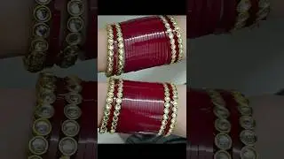 Latest Dulhan Punjabi Bangle Designer Chuda Kangan Set/Partywear Chudi Collection Design #shorts #yt