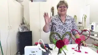 Flowers for Fun - Valentines day  frame for a single rose